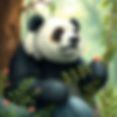 Magnificent The Natural Habitat of the Panda Bear Magnificent The Natural Habitat of the Panda Bear