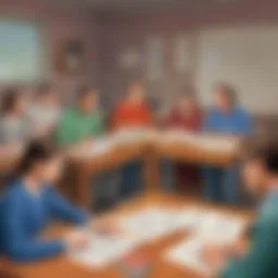 An intricate illustration depicting various grammar testing methodologies.