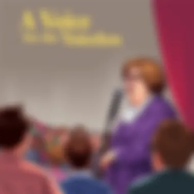 A Voice for the Voiceless Helen Keller giving a speech to an audience