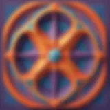 Abstract geometrical composition