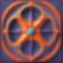 Abstract geometrical composition