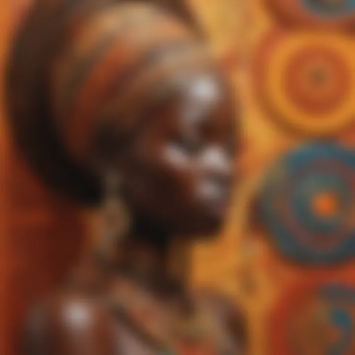 Abstract African Themed Sculpture