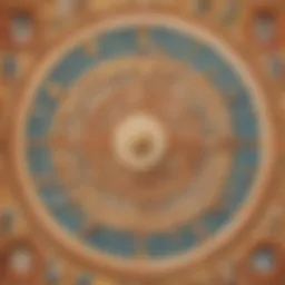 Illustration depicting a complex academic calendar system