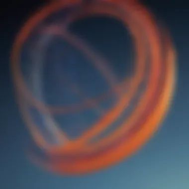 Artistic visualization of algebraic principles at work in a dynamic and interconnected system