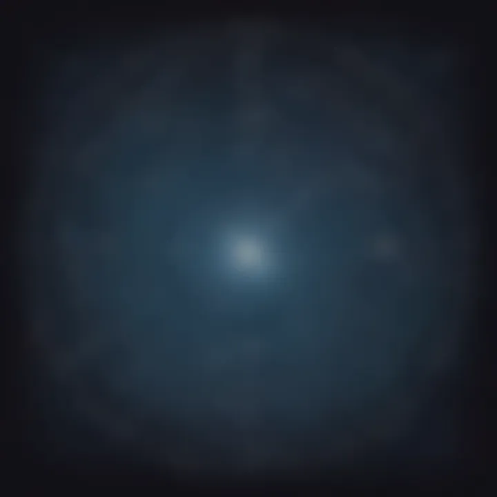 A detailed chart of notable stars within constellations