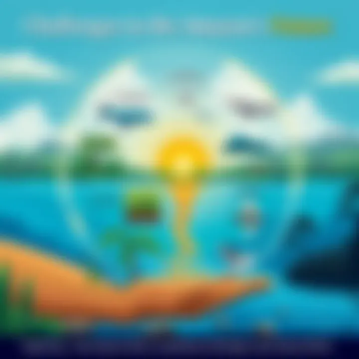 Visual representation of environmental threats facing the Amazon River