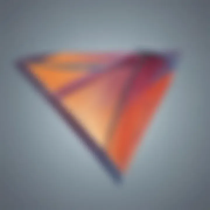 Mathematical Visualization of Angled Triangle Properties