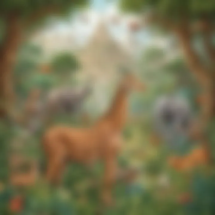 Animal Kingdom Art Template