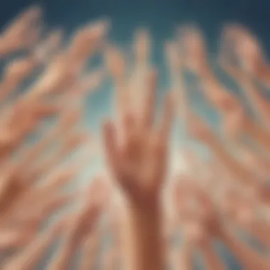 Artistic Motion of Appreciation Artistic sign language motion for appreciation
