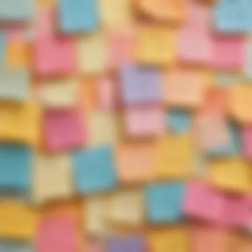 Colorful Sticky Notes with Heartfelt Messages