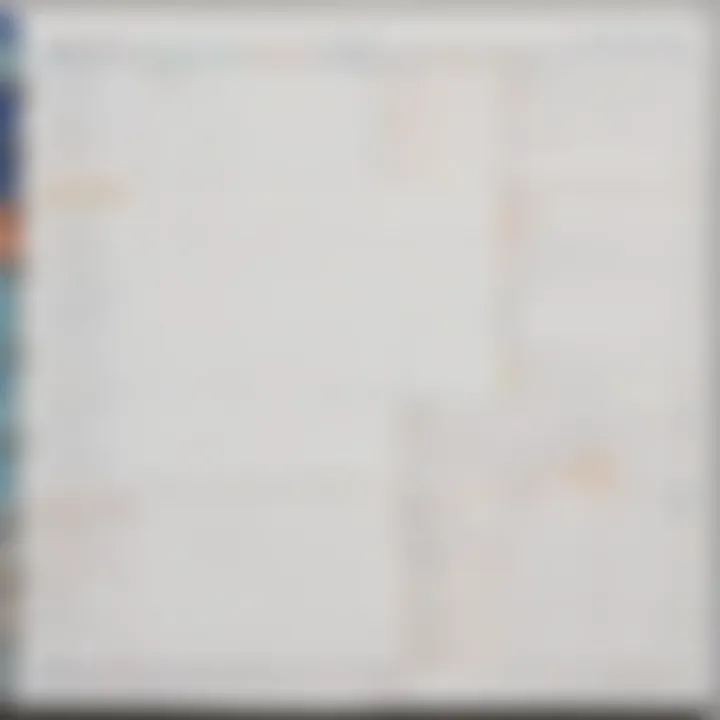 A well-organized project planning template with blank spaces