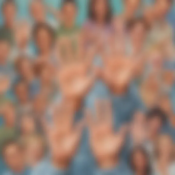 Artistic Interpretation of Thank You Gesture