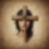 Symbolic Ash Cross on Forehead