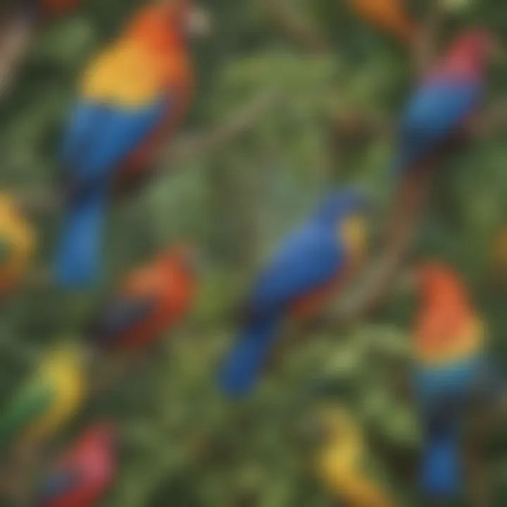 Colorful Avian Diversity