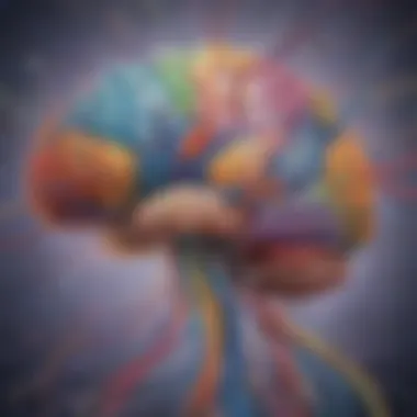 Neurodiversity in the Brain Illustration of a brain with colorful neural connections