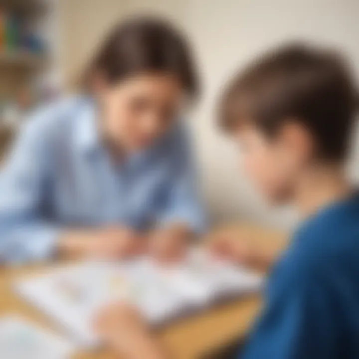 Child undergoing autism evaluation