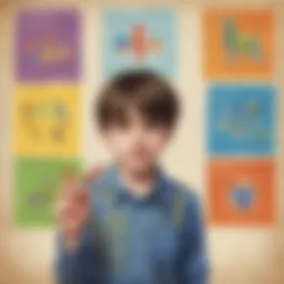 Illustration of key autism traits