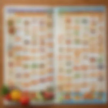 Balanced Diet Meal Calendar Template