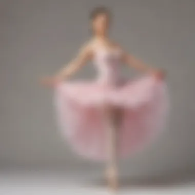 Poise and Precision: Attitude Position Ballet Dancer in a Perfect Attitude Position