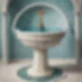 Baptismal Font Symbolizing Purification