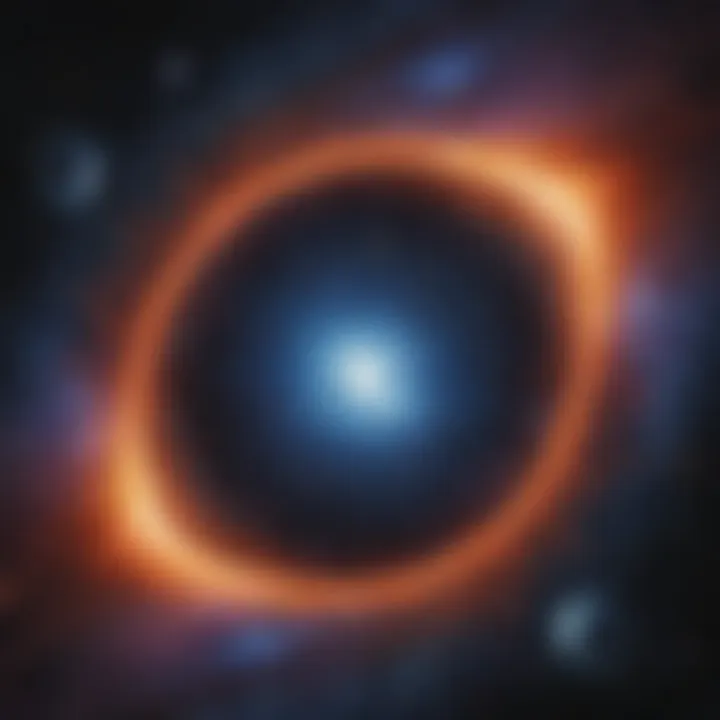 Dark Matter and Dark Energy artistic interpretation