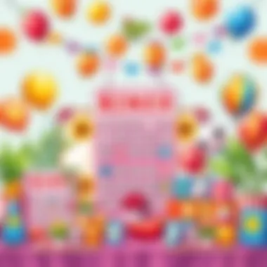 Thematic Bingo Game Setup for Memorable Parties Creative bingo game setup with thematic decorations