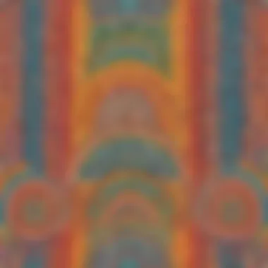 Boho Rainbow Wallpaper - Artistic Fusion of Colors