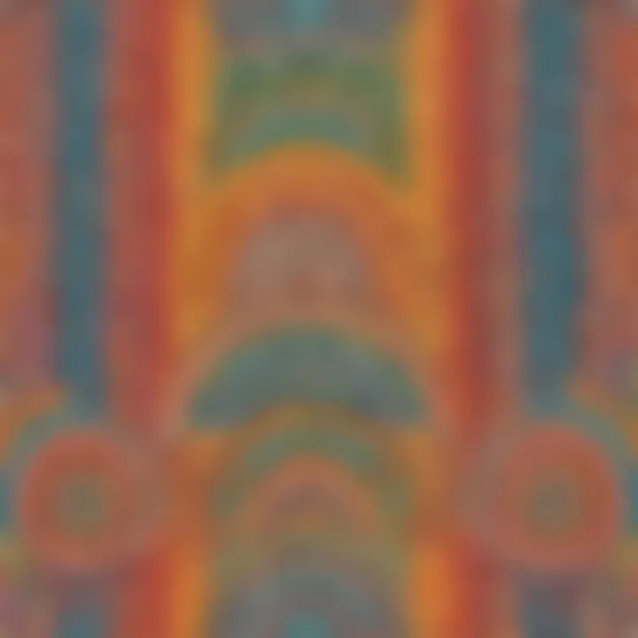 Boho Rainbow Wallpaper - Artistic Fusion of Colors
