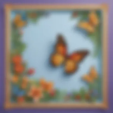 Engage and Learn: Interactive Butterfly Bulletin Board Border Innovative butterfly bulletin board border with interactive elements for educational engagement