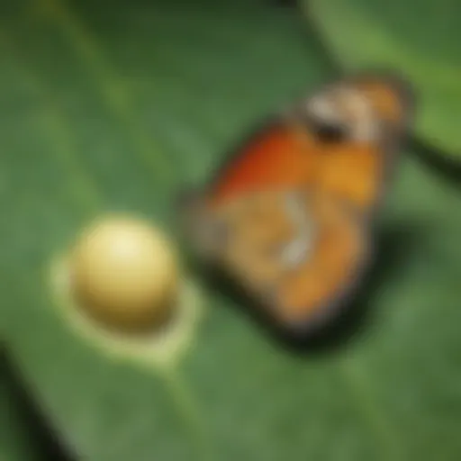 Butterfly Egg on a Leaf