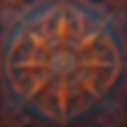 Abstract geometric design representing mathematical complexity