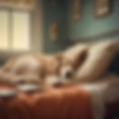 Musical Lullabies for Restful Sleep Dog Sleeping Peacefully with Music On