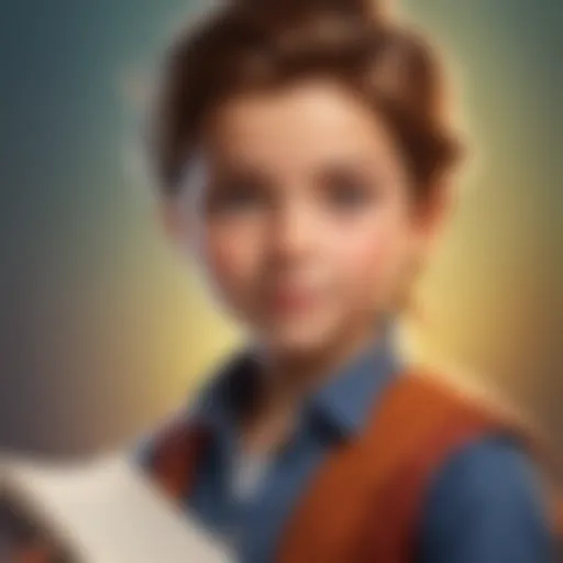 Captivating Character Poster Template for Kids