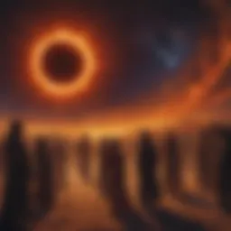 Celestial Dance of Solar Eclipse