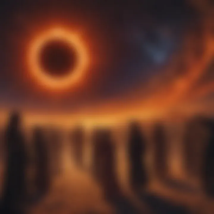 Celestial Dance of Solar Eclipse