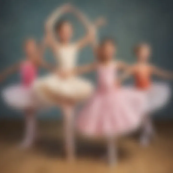 Young dancers showcasing creativity through expressive Charleston dance poses