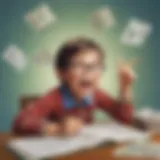 Child Engaged in Budget Quiz