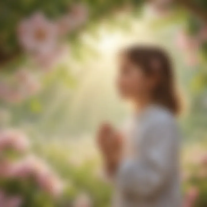 Child expressing gratitude
