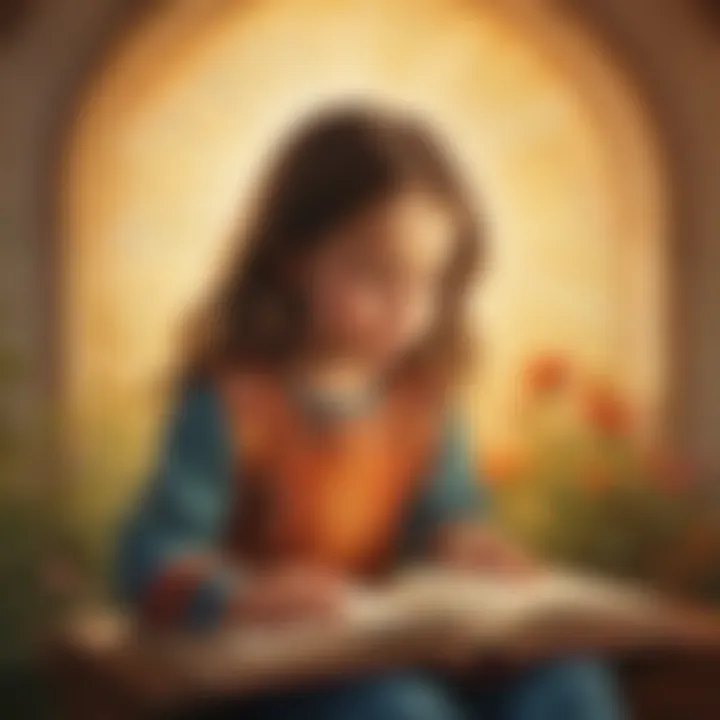 Child experiencing spiritual growth