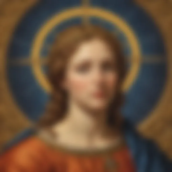 Renaissance Christian Artwork symbolizing divine inspiration