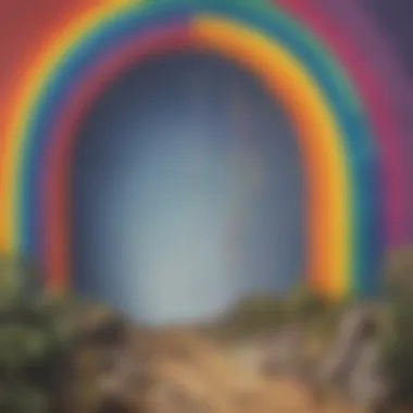 Completed Climbing Rainbow Setup A completed Climbing Rainbow setup showcasing vibrant colors.