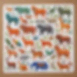Colorful Animal Sticker Sheet