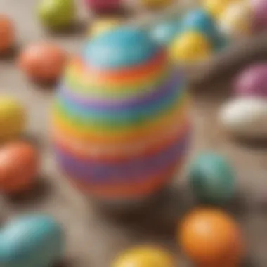 Colorful Easter Egg Decorating Idea