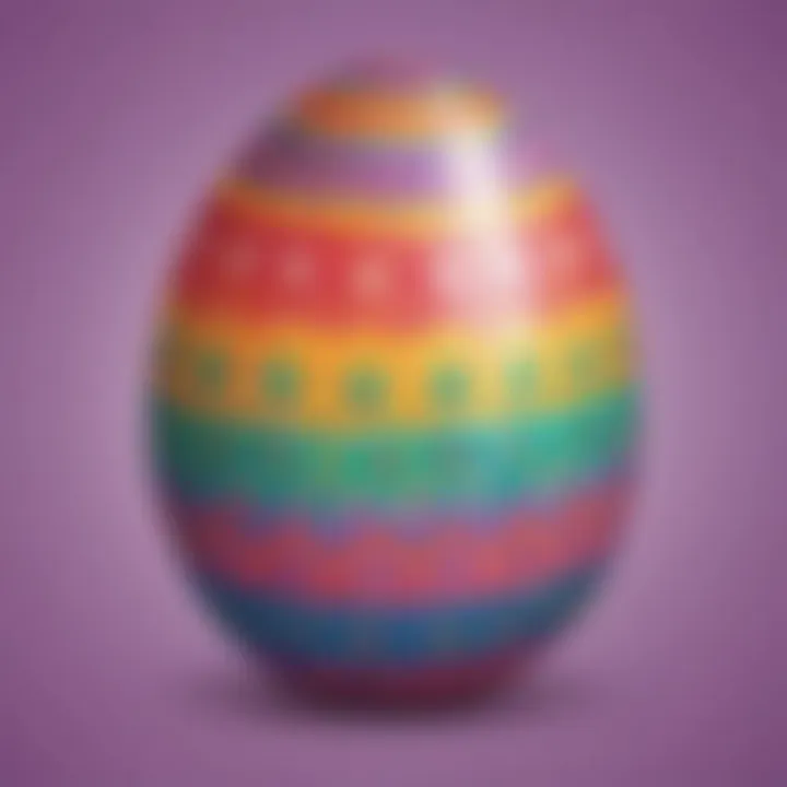 Colorful Easter Egg Design