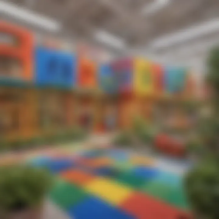 Colorful Google Campus Decor