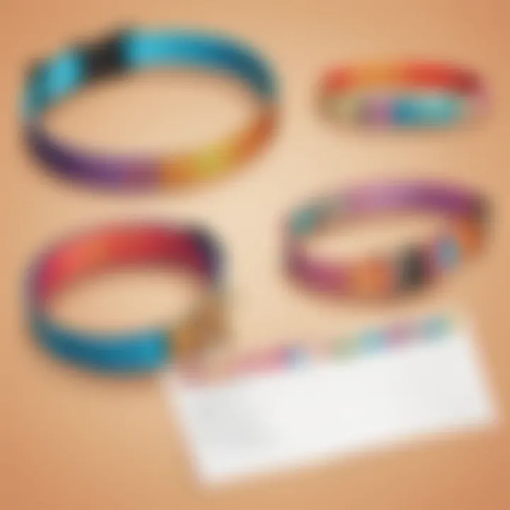 Colorful Pet Collar and Tag