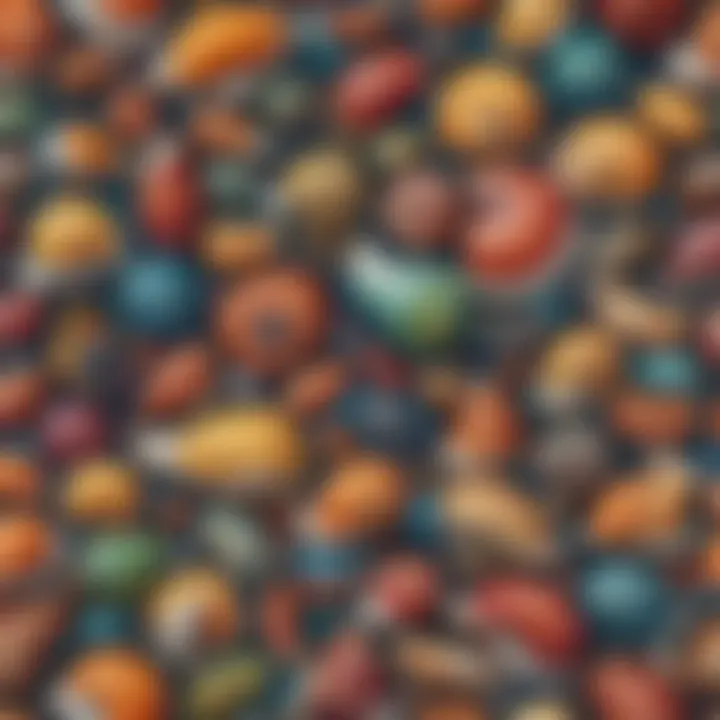 Colorful snail art masterpiece