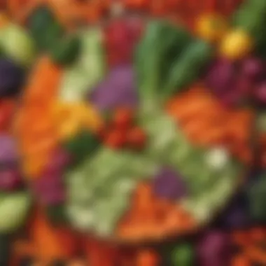 Vibrant Veggie Delight Colorful Veggie Platter