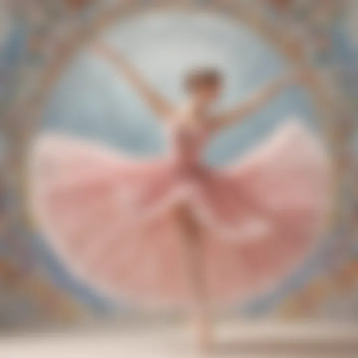 Coloring ballet - Artistic Flourish