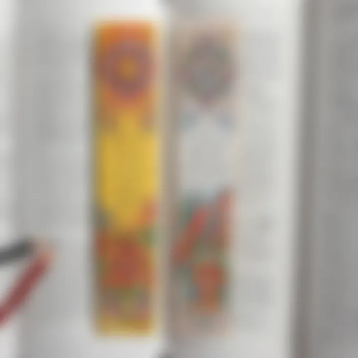 Coloring bookmarks with inspirational quotes